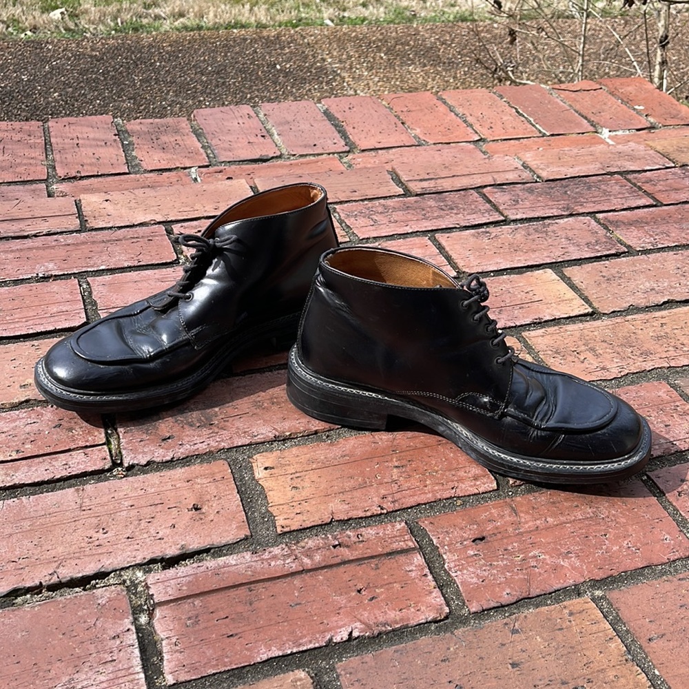 Kenneth Cole Leather Lace Up Dress Boots